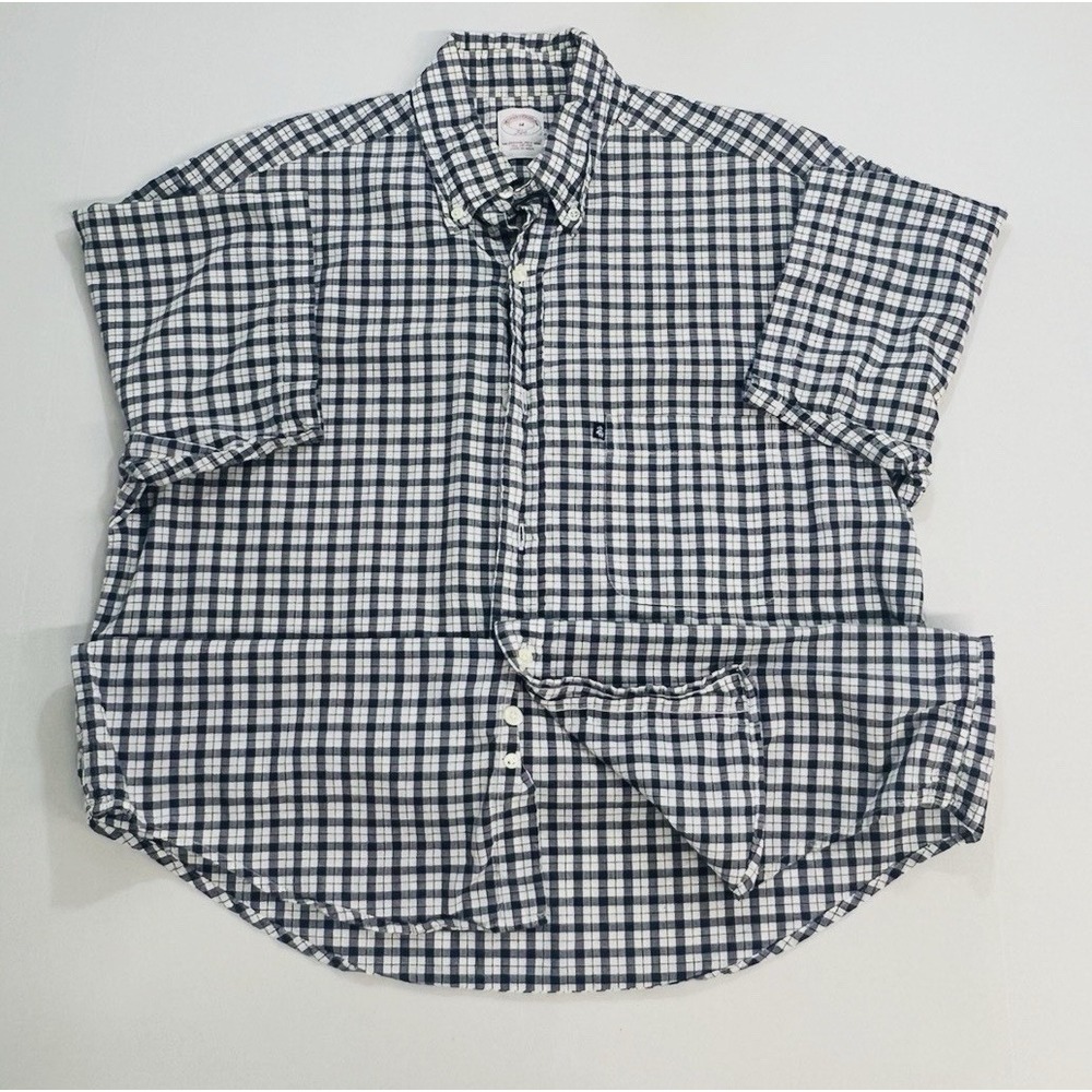 Brooks Brothers Men's Size (M) Gingham Button Down Shirt 346 Classic Fit Cotton - Picture 2 of 12